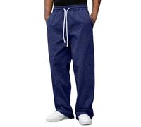 Jogging Homme Pantalon Coton Baggy Coupe Droite Bas De Poche Zippée Collant Running Etanche Pantalons Pression Slim Large Blanc Golf Sport Cargo Taille Elastique avec Élastique À La Jogger Pants Gris