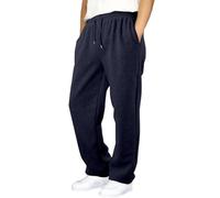Jogging Homme Pantalon Décontractés Cargo Léger Automne Hiver Casual Pants avec Cordon Elastique Grande Taille Casual Toile Pants Travail Survetement Training Pantalons Pantalon Yoga (Navy, XXL)