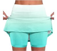 Jogging Jupe Short Femme Ete Sexy Chic Faux Deux Couches Short Femme Casual Jupe de Golf Tennis pour Gym Running Sport Sport Short Femme Grande Taille Haute Élastique Yoga