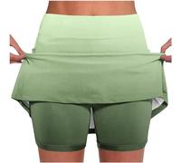 Jogging Jupe Short Femme Ete Sexy Chic Faux Deux Couches Short Femme Casual Jupe de Golf Tennis pour Gym Running Sport Sport Short Femme Grande Taille Haute Élastique Yoga