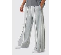 Jogging large à coutures apparentes homme - gris - XS, gris