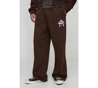 Jogging large à imprimé vache et écusson croisé homme - brun - M, brun