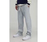 Jogging large côtelé à slogan - MAN homme - gris - XS, gris