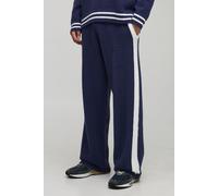 Jogging large en maille homme - bleu - M, bleu
