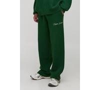 Jogging large en maille homme - vert - M, vert