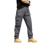 Jogging Large Homme Leger Cargo Chaud Vetement de Travail Ceinture Imperméable Softshell Hiver Impermeable Chasse D'intérieur Habit Homme Travail Extensible Randonnée Cargo Jogging Pants L