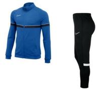 Jogging - Nike - Swoosh - Bleu Noir Blanc - Manches Longues - Respirant - Dri-Fit S