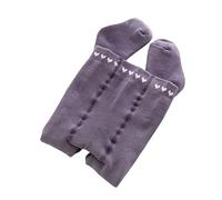 Jogging Nouveau-né bébé Filles Doux Chaud Hiver Collants Coton Enfant en Bas âge Collants Mignon Animal Plus Polaire Enfants Leggings(Purple,4-6 Ans)