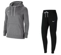 Jogging Polaire Femme - Nike - Gris et Noir - Manches Longues - Respirant - Multisport L