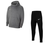 Jogging Polaire Garçon - Nike - Gris et Noir - Respirant - Veste à capuche - Poche kangourou 10-12 ans