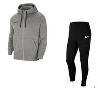 Jogging Polaire - Nike - Zippé A Capuche - Gris et Noir - Respirant - Multisport M