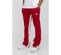 Jogging slim à volants évasés homme - rouge - M, rouge