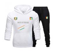 Jogging Survêtement Côte Ivoire homme blanc - - Blanc S
