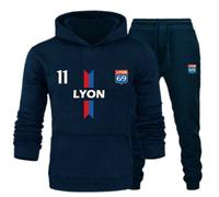 Jogging Survêtement De Lyon Homme (Taille Xl,Couleur Bleu)