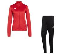 Jogging survêtement femme - ADIDAS - Ensemble Veste + Pantalon - Rouge et noir - Respirant - Polyester recyclé XL