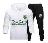 Jogging Survêtement foot Saint Etienne adulte mixte blanc - - Blanc XXL
