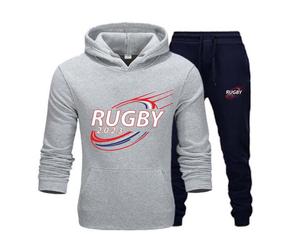 Jogging Survêtement Rugby Enfant Gris