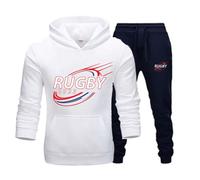 Jogging Survêtement Rugby Homme Blanc