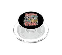 Jogging Tardif Toujours Mignon Phrase Humour Retro PopSockets PopGrip pour MagSafe