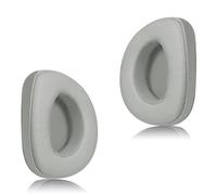 Joghaw Coussinets de rechange pour casque ASUS - Compatible avec ROG Delta | Coussins en cuir protéiné de qualité supérieure avec mousse à mémoire de forme douce Gris