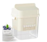 Joghurtfilter, Joghurtsieb, Druckfiltrations-Käsefilter mit Deckel, Effizienter, feinmaschiger Mehrzweck-Siebkorb großem Leichtigkeit für Ihre -Siebanforderunge Fassungsvermögen für Buttermilch