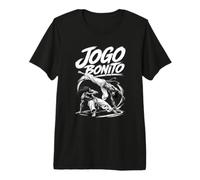 Jogo Bonito Chemise drôle de Combattant de Capoeira Roda T-Shirt Haut de Gamme