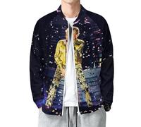 Joh*n$ny Classic Logo Noir Veste Ha$lly*Day Sweat-Shirt Veste en Sweat Zippé Sweat-Shirt pour Homme avec Col Debout Manches Longues Sport Casual Tops