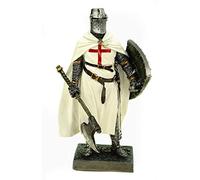 Joh. Vogler GmbH Templier Allemand Avec Hache et Bouclier 18 cm - Figurine de Chevalier Décorative - Sculpture