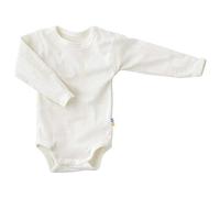 Joha Body à manches longues pour bébé en laine mérinos et soie - Beige - 24 mois