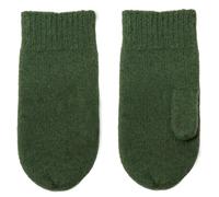 Joha, Gants en laine pour enfant avec pouce, 100 % laine, Mousse foncée, 8-10 ans