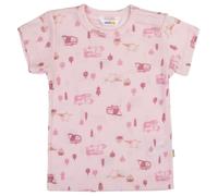 Joha - Kid's Blouse with Short Sleeves - Haut en mérinos - 80 - light pink