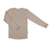 Joha - Kid's Shirt L/S Basic - Sous-vêtement mérinos - 120 - sesame melange