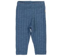 Joha - Small Kid's Leggings Stripes - Sous-vêtement mérinos - 70 - blue melange