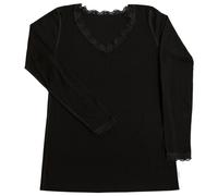 Joha - Women's Blouse I L/S 70/30 - Sous-vêtement mérinos - L - black
