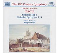 Johann Christian Bach J.C. Bach: Sinfonias Op.18, Nos. 1-6 (CD) Album