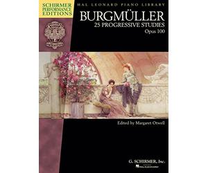 Johann Friedrich Burgmüller: 25 Progressive Studies, Op. 100 | Partition pour piano solo | 25 études progressives de musique classique avec doigtés, commentaires éditoriaux et notation standard