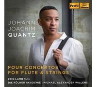 Quantz : Quatre Concertos pour Flûte et Cordes
