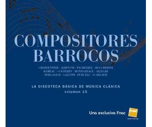 Johann Pachelbel,Gregorio Allegri,Henry Purcell,Luigi Boccherini,Tomaso Albinoni,Marc Antoine Charpentier,Xavier Montsalvatge,Pergolese,Couperin,Galuppi - Compositores Barrocos
