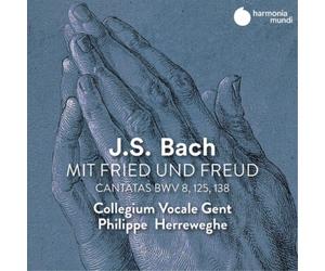 Johann Sebastian Ba J.S. Bach: Mit Fried Und Freud: Cantatas, BWV8, 125, 1 (CD)