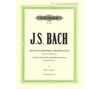 Johann Sebastian Bach: 6 Solo Violoncello Suites BWV 1007-1012 - Vol.1. Partitions pour Violoncelle