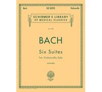 Johann Sebastian Bach | 6 Suites BWV1007-1012 pour violoncelle solo partition classique baroque édition révisée par Fritz Gaillard recueil des six suites pour étude et interprétation