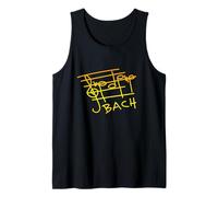 Johann Sebastian Bach B-A-C-H Partition Cadeau pour Musicien Débardeur