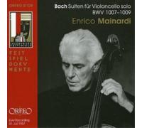 Johann Sebastian Bach Cello Suites (Mainardi) (CD) Album