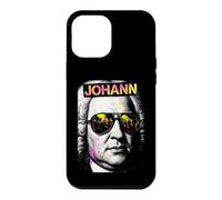 Johann Sebastian Bach Compositeur drôle Retro Pop Art Musique Coque pour iPhone 12 Pro Max