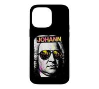 Johann Sebastian Bach Compositeur drôle Retro Pop Art Musique Coque pour iPhone 14 Pro Max