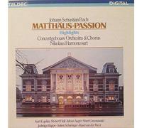 Johann Sebastian Bach, Concertgebouworkest & Concertgebouw Chorus, Nikolaus Harnoncourt - Bach - Matthäus-Passion/ Harnoncourt