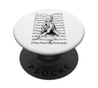 Johann Sebastian Bach Funny Compositeur Partition Musicien PopSockets PopGrip Adhésif