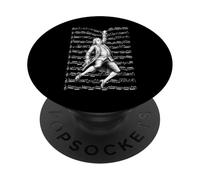 Johann Sebastian Bach Funny Compositeur Partition Musicien PopSockets PopGrip Adhésif
