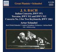 Johann Sebastian Bach Great Pianists (Schnabel) (CD) Album