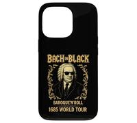 Johann Sebastian Bach in Black, Compositeur de Musique Classique Coque pour iPhone 13 Pro